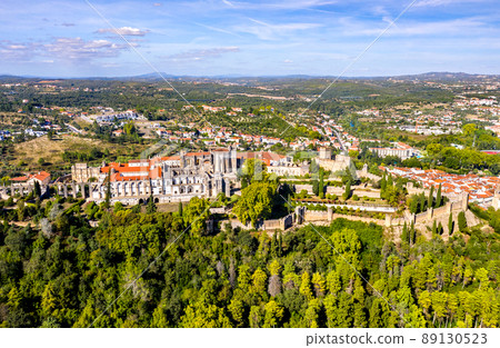 The Convent of the Order of Christ. UNESCO world heritage in Tomar, Portugal 89130523