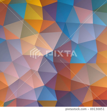 wide abstract vector geometric triangle background - green and yellow. eps 10 89130851