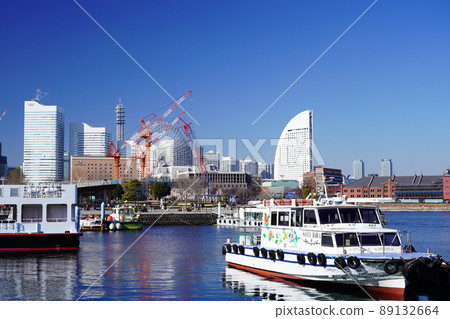 橫濱港和觀光船平台 橫濱港和觀光船平台 89132664