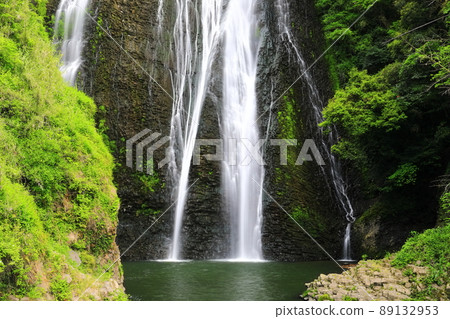 [宮崎縣]新鮮綠色的龍門瀑布（日本100個瀑布） 89132953
