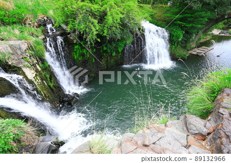 [Kagoshima Prefecture] Fresh green Itaite Falls (Kanayama Falls) 89132966