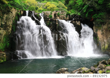 [Miyazaki Prefecture] Fresh green Sekinoo Waterfall (100 selections of waterfalls in Japan) 89132975
