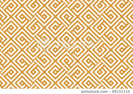 Abstract geometric pattern. A seamless vector background. White and gold ornament. Graphic modern pattern. Simple lattice graphic design Abstract geometric pattern. A seamless vector background. White and gold ornament. Graphic modern pattern. Simple lattice graphic design 89133110