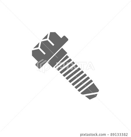 Screw, bolt icon logo design illustration Screw, bolt icon logo design illustration 89133382