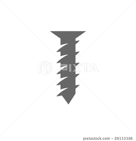 Screw, bolt icon logo design illustration 89133386