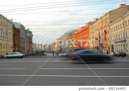 Moyka river in St.Petersburg 89134405
