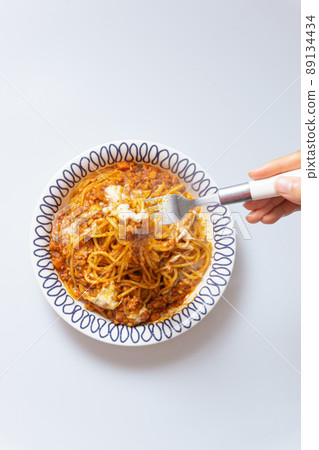 meat sauce pasta 89134434