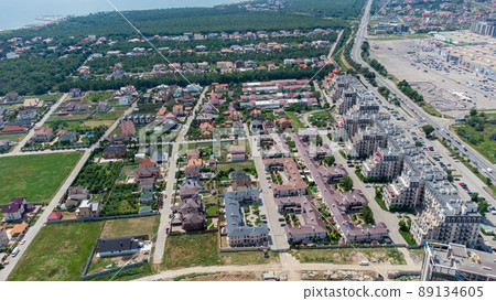 Beautiful coast of the Black Sea. Aerial view. Odessa. Ukraine. Beautiful coast of the Black Sea. Aerial view. Odessa. Ukraine. 89134605