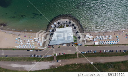 Beautiful coast of the Black Sea. Aerial view. Odessa. Ukraine. Beautiful coast of the Black Sea. Aerial view. Odessa. Ukraine. 89134621