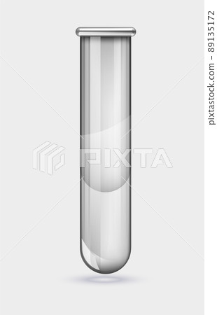 Illustration of scientific glassware - test tubes. Vector illustration 89135172