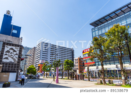 Tokyo Hachioji Station North Exit Scenery Nishihoshasen You Road Tokyo Hachioji Station North Exit Scenery Nishihoshasen You Road 89138679