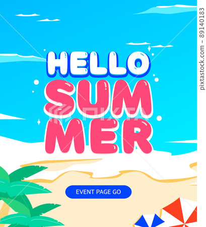 Summer Shopping Event Popup Template 03 Summer Shopping Event Popup Template 03 89140183
