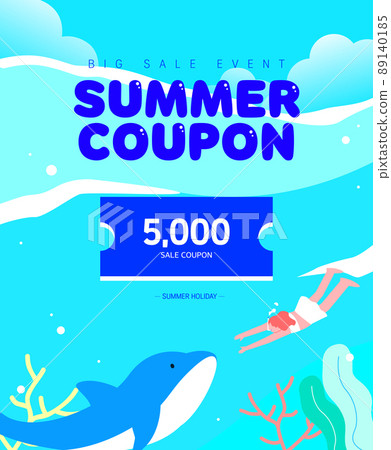 Summer Shopping Event Popup Template 01 89140185