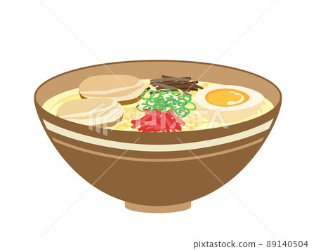 以豬骨拉麵為圖像的插圖 89140504