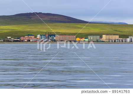 View from the sea to the northern seaside village View from the sea to the northern seaside village 89141763