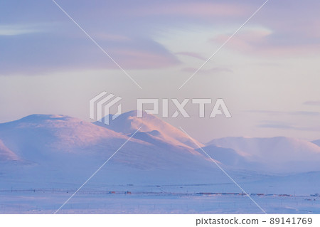 Winter arctic landscape 89141769