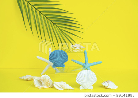 產品攝影的夏季概念講台圖像 產品攝影的夏季概念講台圖像 89141993
