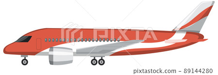 An airplane in cartoon style isolated 89144280