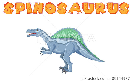 A dinosaur spinosaurus on white background A dinosaur spinosaurus on white background 89144977