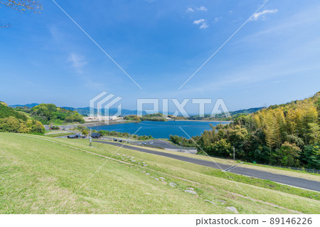 《福岡縣》筑紫野市綜合公園天白湖 89146226