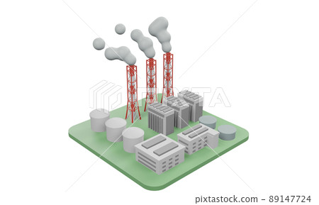 3DCG thermal power plant 89147724