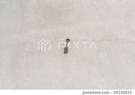Lone security camera on a wall at San Jose, California 89148035