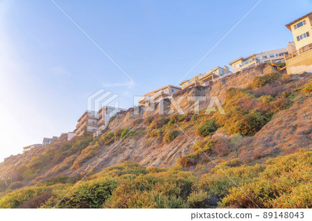 Residential area on top of a mountain slope at San Clemente, California 89148043