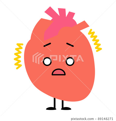 心房顫動的心臟 心房顫動的心臟 89148271