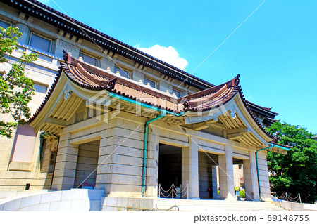 [東京]初夏的東京國立博物館，東方風格的主樓 89148755