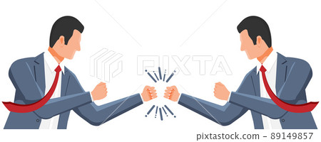 Two Businessmen in Confrontation Two Businessmen in Confrontation 89149857