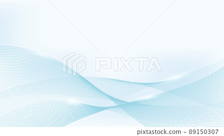 Abstract light blue curve wavy background Abstract light blue curve wavy background 89150307