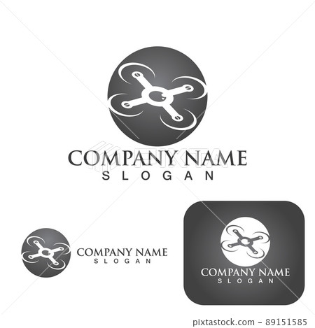 Drone logo vector icon Drone logo vector icon 89151585