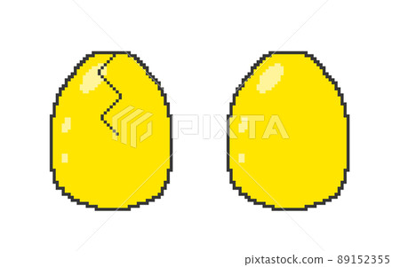 像素藝術蛋（金） 89152355