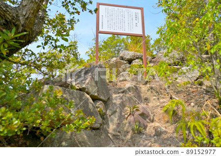 石牆、Kuruwa 和讚岐國“Hiketa 城”的景色 石牆、Kuruwa 和讚岐國“Hiketa 城”的景色 89152977