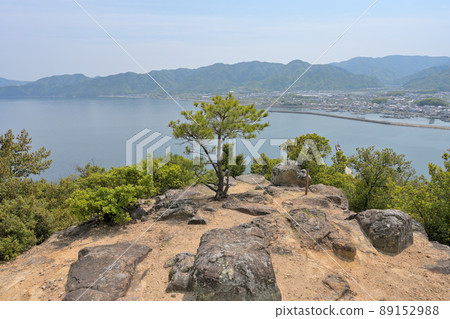 石牆、Kuruwa 和讚岐國“Hiketa 城”的景色 石牆、Kuruwa 和讚岐國“Hiketa 城”的景色 89152988