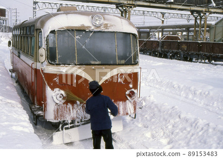Nanbu Jukan鐵路線Kiha 10型[照片拍攝於1981年] Railbus 89153483