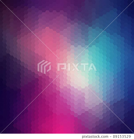 colored hexagon background. abstract illustration. layout for the presentation. polygonal style. eps 10 89153529