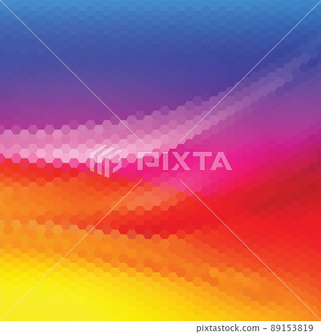 colorful color hexagon image. abstract vector background. colorful color hexagon image. abstract vector background. 89153819