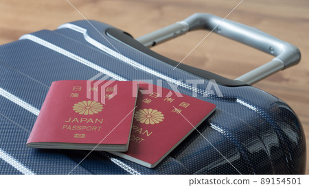 護照和手提箱 89154501