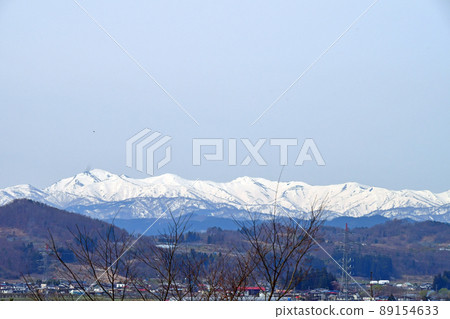 Yamagata Prefecture Sagae City Jionji Observatory Rest Area Asahi Mountain Range 89154633