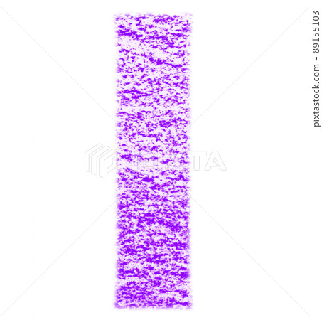 Alphabet drawn with crayon I uppercase purple background white with high resolution pass Other colors available Alphabet drawn with crayon I uppercase purple background white with high resolution pass Other colors available 89155103