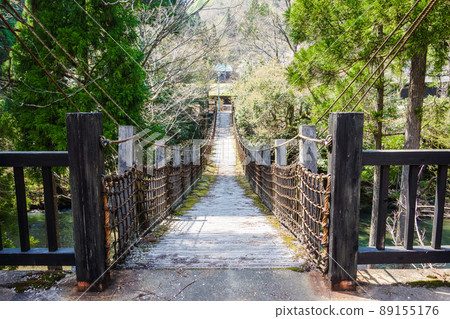 Second suspension bridge Fureai Bridge [Ikeda-cho, Imadate-gun, Fukui Prefecture] 89155176
