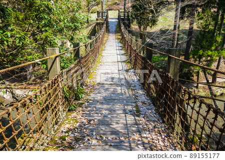 Second suspension bridge Fureai Bridge [Ikeda-cho, Imadate-gun, Fukui Prefecture] 89155177