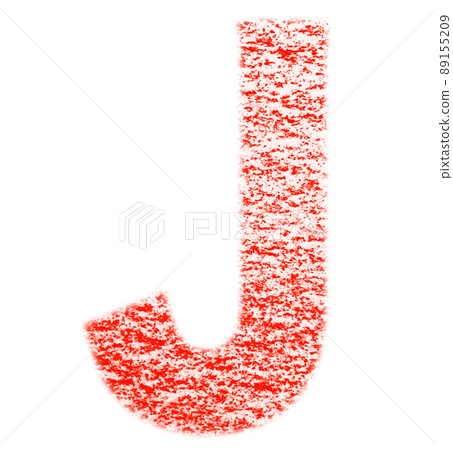 Alphabet drawn with crayon J Uppercase Red background White With high resolution pass Other colors available Alphabet drawn with crayon J Uppercase Red background White With high resolution pass Other colors available 89155209