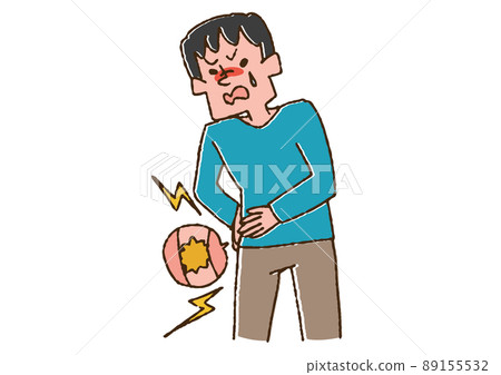 一個在石頭的痛苦中扭動的人,一個滑稽的手寫人物矢量,一個溫暖的線條畫 一個在石頭的痛苦中扭動的人,一個滑稽的手寫人物矢量,一個溫暖的線條畫 89155532