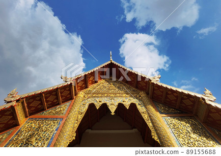 The beautiful thai temple roof  89155688