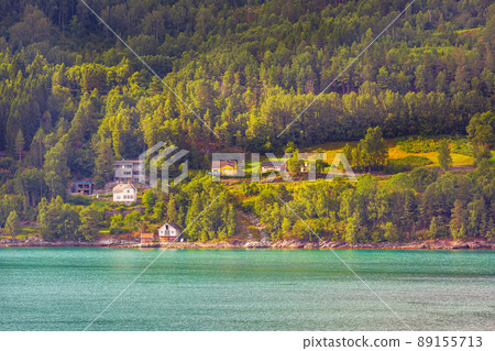 Norway, Olden nordic village landscape Norway, Olden nordic village landscape 89155713