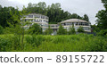 Ishiyama Junior High School, a circular school building that looks like an abandoned ruin 89155722
