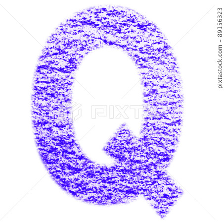 Alphabet drawn with crayon Q Capital letters Blue Purple Background White With high resolution pass Other colors available Alphabet drawn with crayon Q Capital letters Blue Purple Background White With high resolution pass Other colors available 89156323
