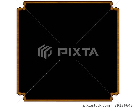 Wooden frame (black background) 89156643